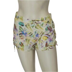 Women Multicolor Leaves Shorts